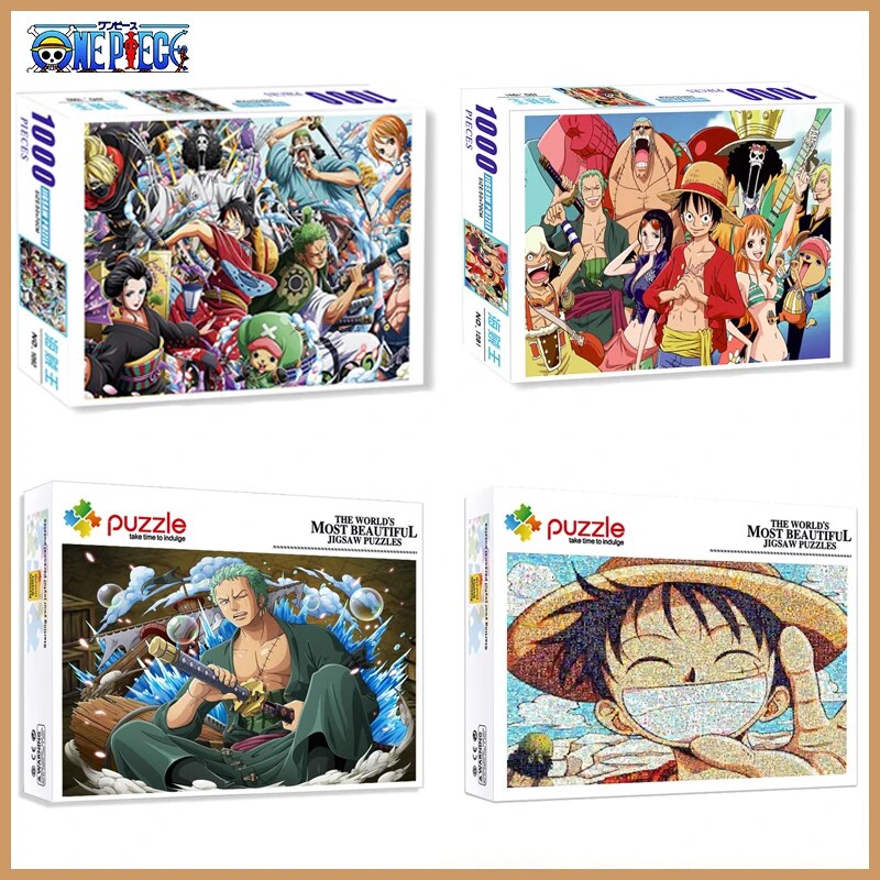 Onepiece Puzzle 1000 pcs  High Quality Anime Zigsaw Puzzle