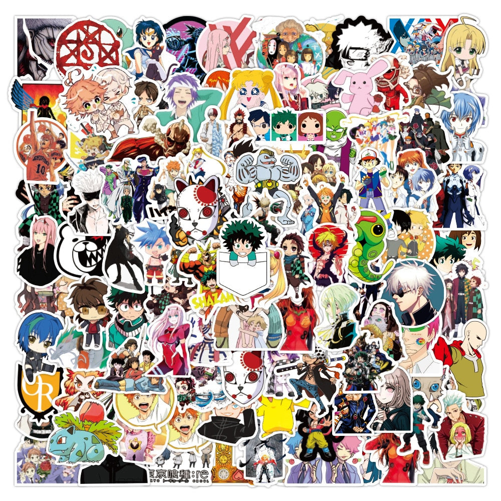 Anime Stickers 50 PCs