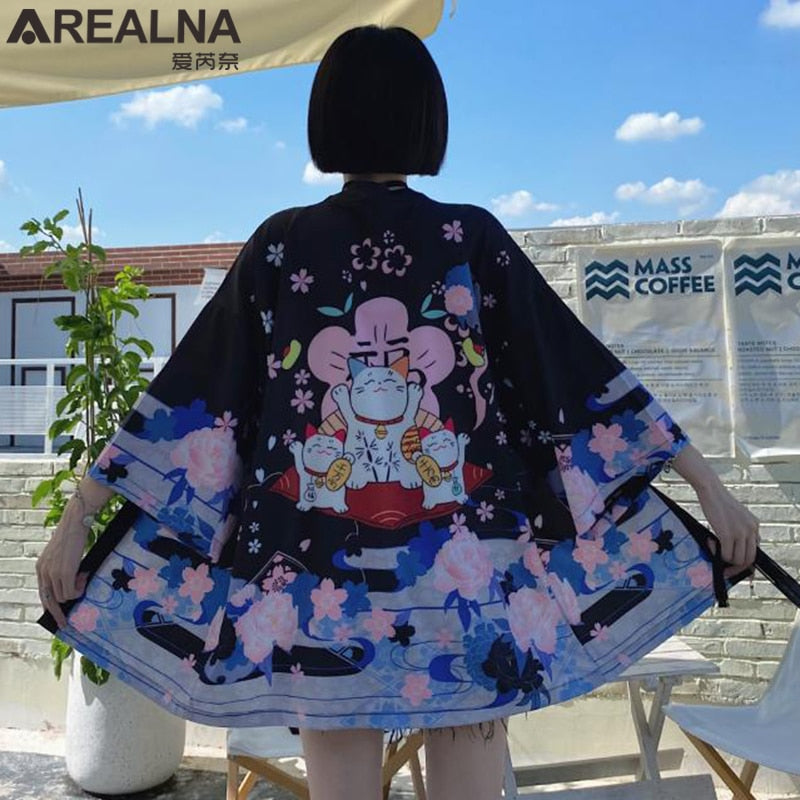 Japanese Traditional Kimono for Women (1) One Size