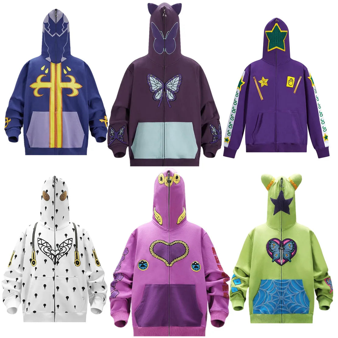 Anime JoJo Bizarre Adventure Hoodie High Quality Anime Hoodie OTAKUSTORE