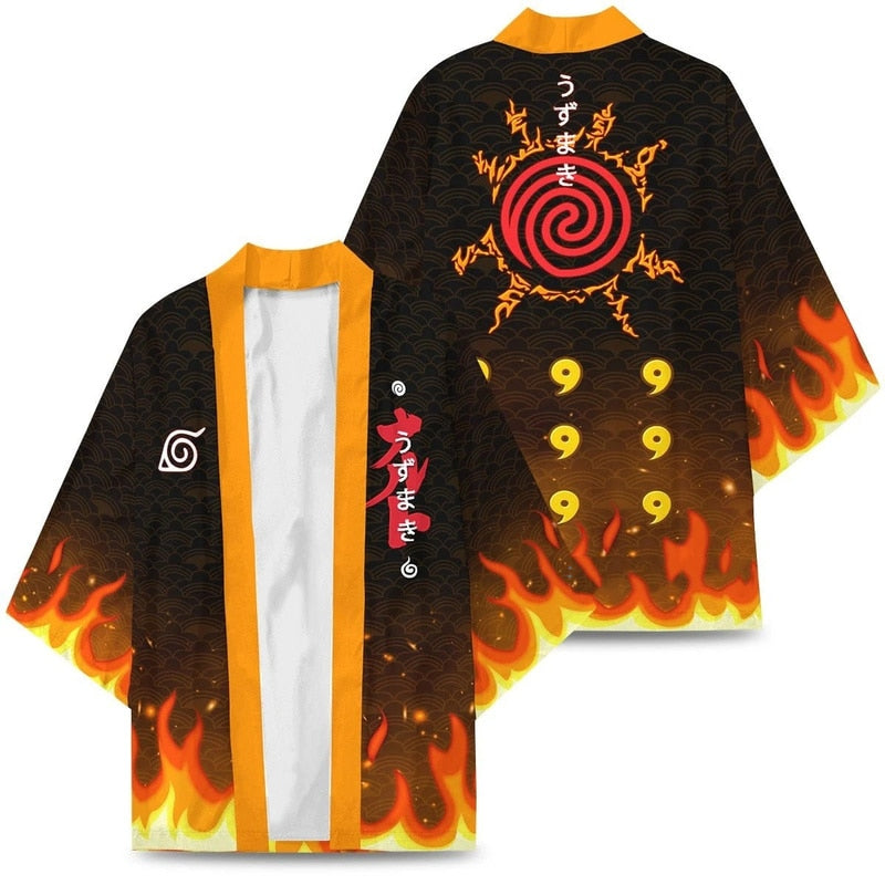 Naruto Anime Japanese Kimono Dress