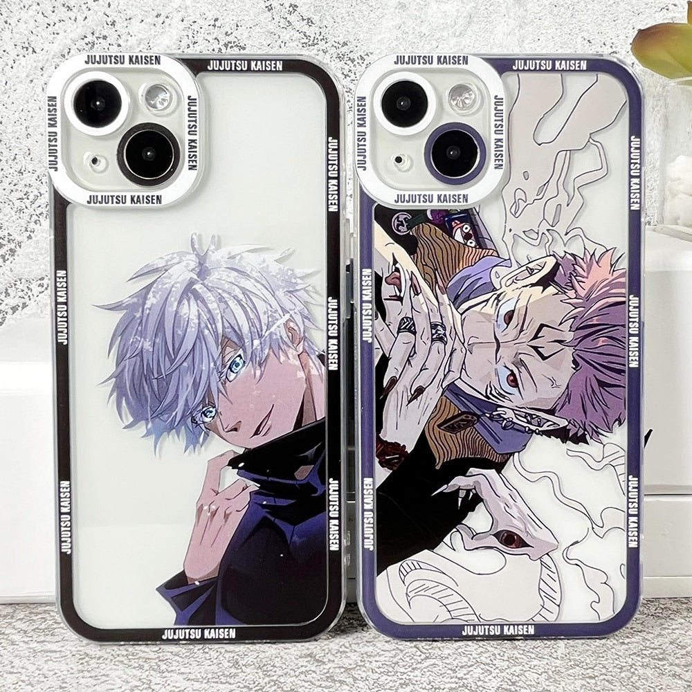 Jujutsu Kaisen Anime Clear Case Iphone | High Quality Anime Case Iphone –  OTAKUSTORE