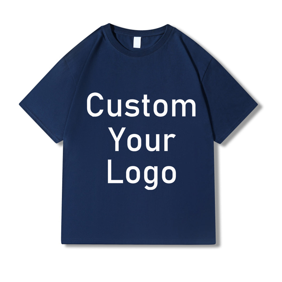 Custom Print Anime Cotton Tshirt Blue