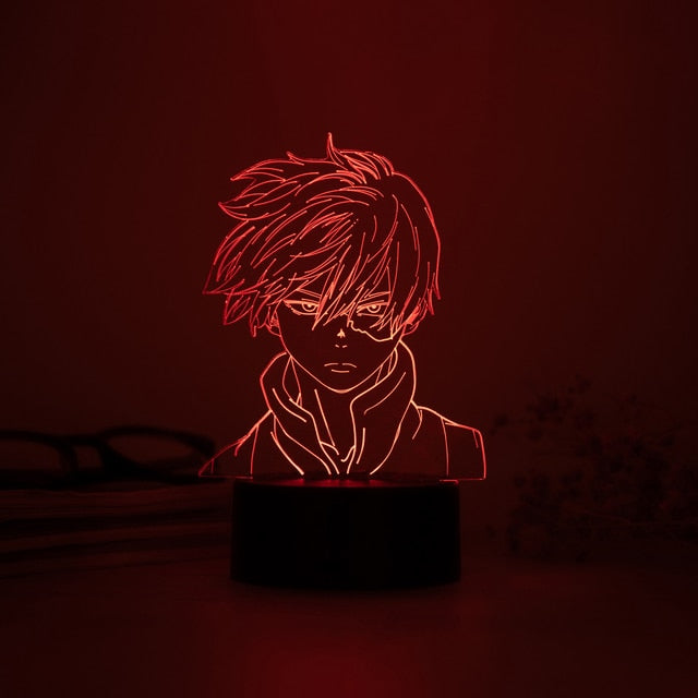 Attack on Titan Night Light Acrylic Lamp Red 16 color