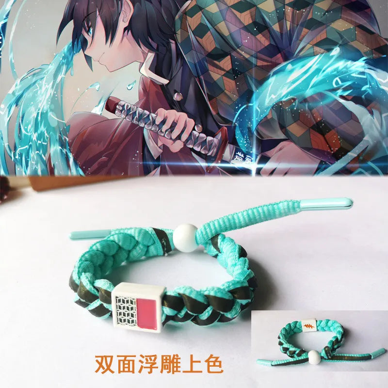 Demon Slayer Hand-Knitted Bracelet Tomioka Giyuu