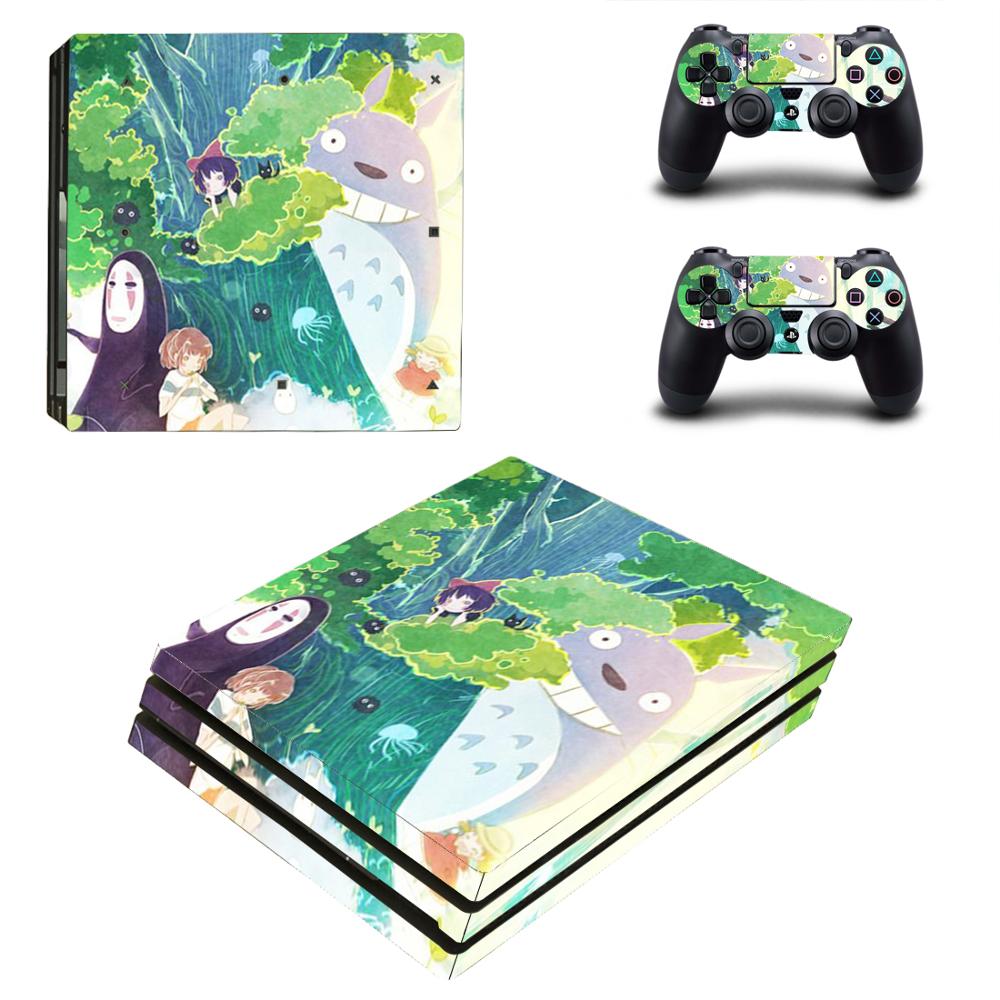 Studio Ghibli Characters PS4 Pro Sticker Protective Cover Totoro