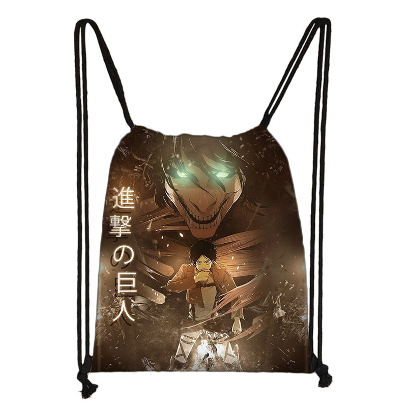 Attack on Titan Drawstring Bag 2