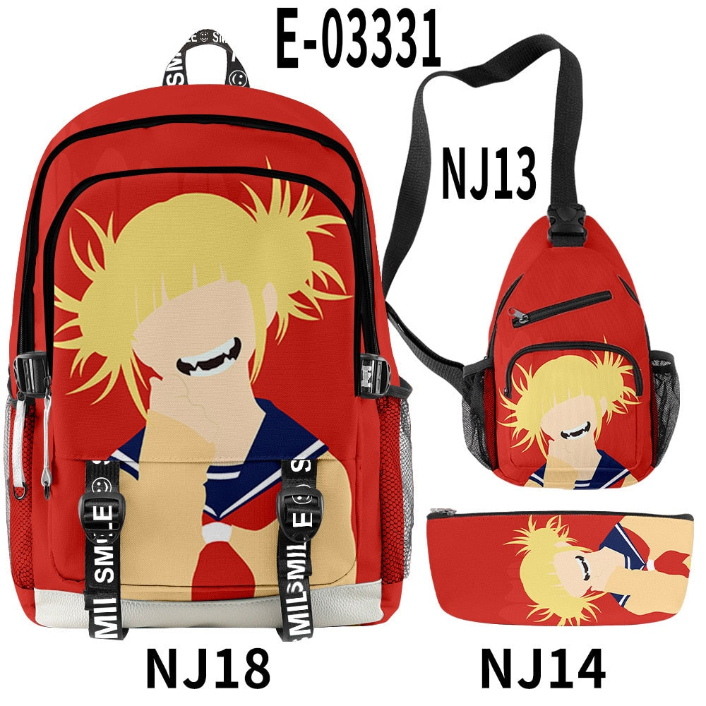 My Hero Academia Backpacks School Bag 3D bag 21