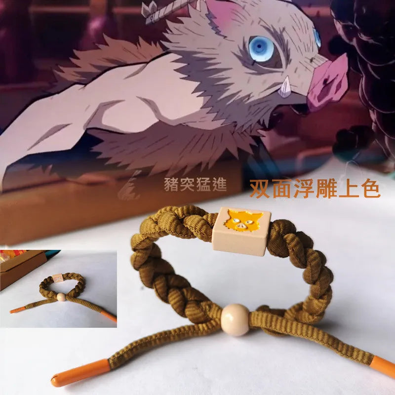 Demon Slayer Hand-Knitted Bracelet Hashibira Inosuke