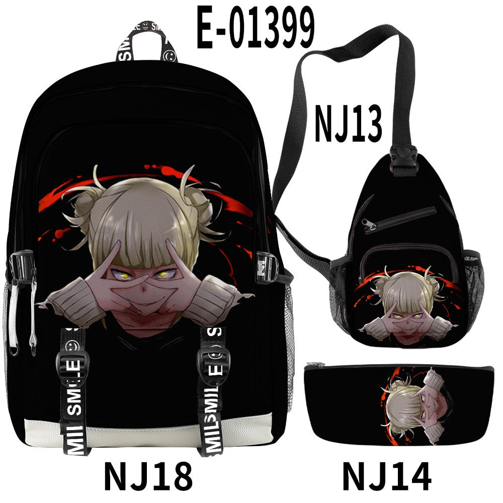 My Hero Academia Backpacks School Bag 3D bag 8