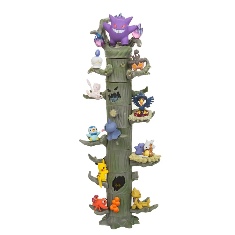 8pcs/set Pokemon Figure Toy Tree