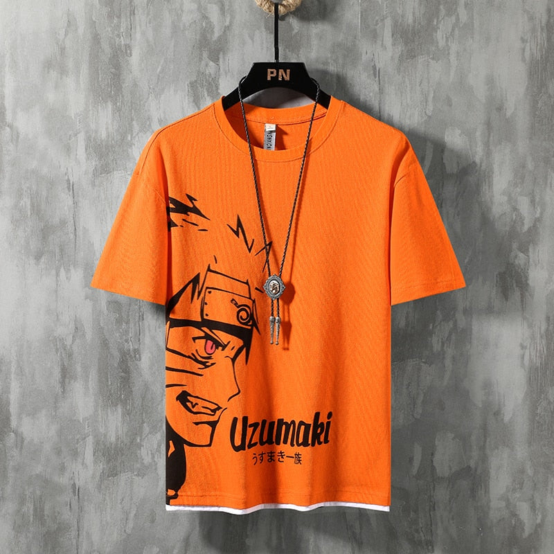 Naruto Tshirt Orange T Shirt Men