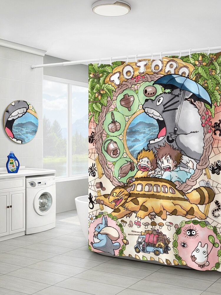 My Neighbor Totoro Shower Curtain Style 2