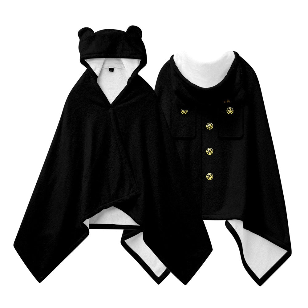 Anime Tokyo Revengers Wearable Blanket Hoodie Style 9 M(77x151cm)