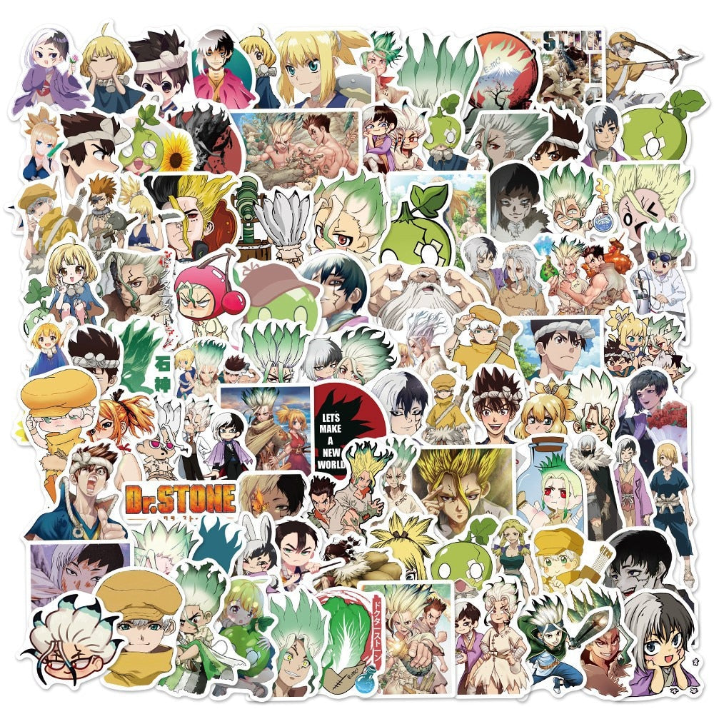 Autocollants de décalcomanie d'anime (100 pièces) autocollants de décalque  d'anime de haute qualité 100 pièces – OTAKUSTORE