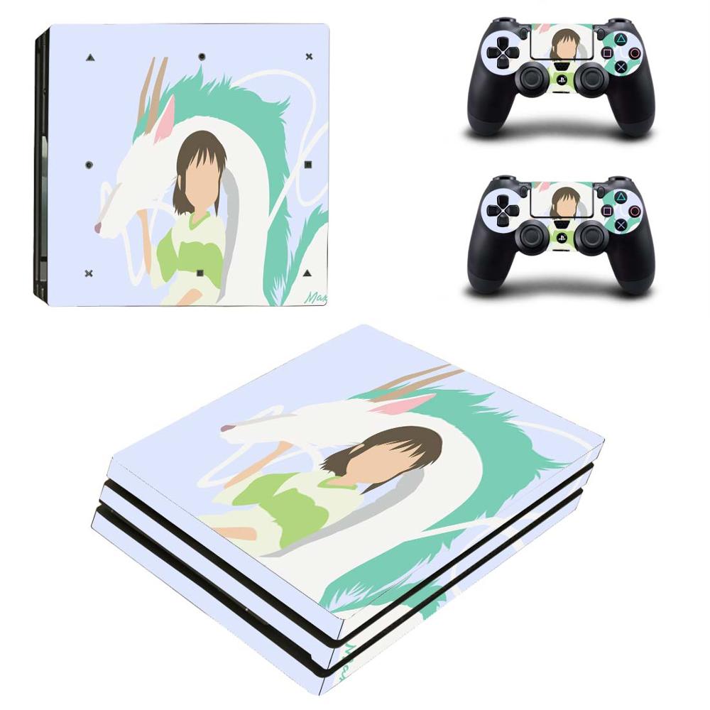 Studio Ghibli Characters PS4 Pro Sticker Protective Cover Spirited Away 2