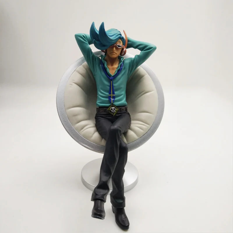 One Piece Sitting Position Action Figure Vinsmoke Niji 11cm