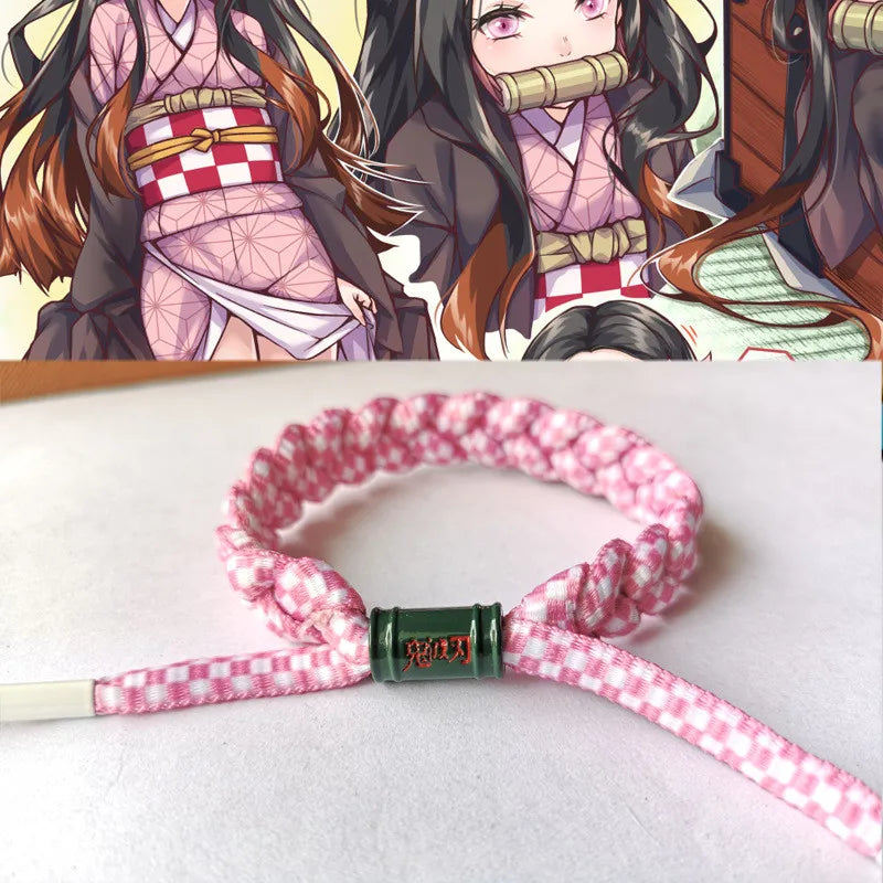 Demon Slayer Hand-Knitted Bracelet Kamado Nezuko 1