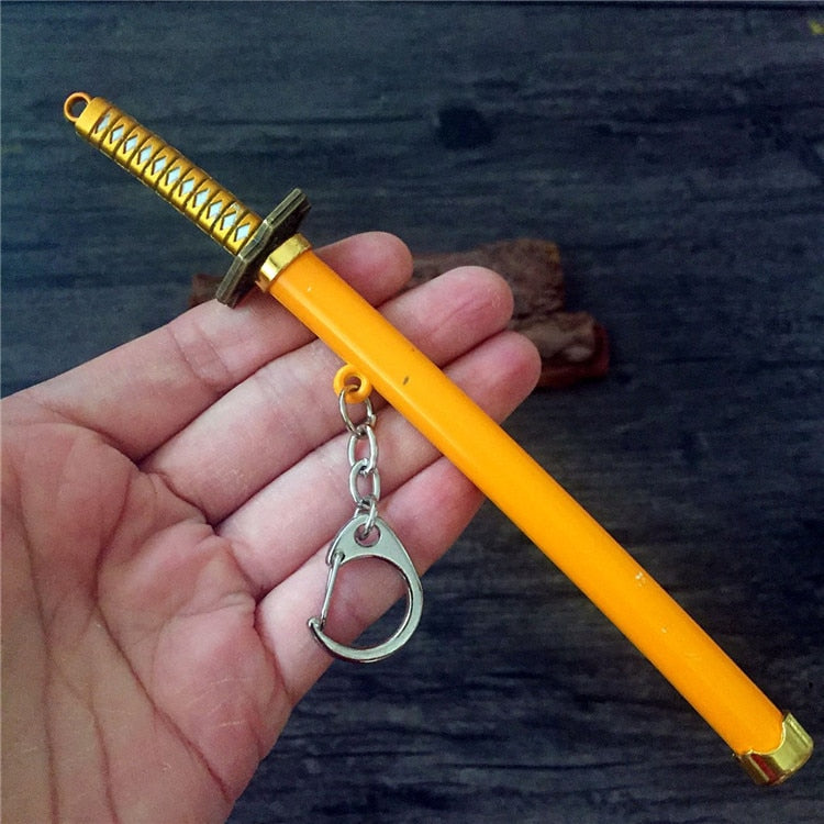 Katana Pendant Keychain orange