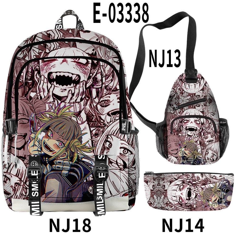 My Hero Academia Backpacks School Bag 3D bag 25