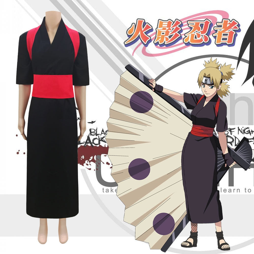 Naruto Characters Cosplay Costume Nara Temari