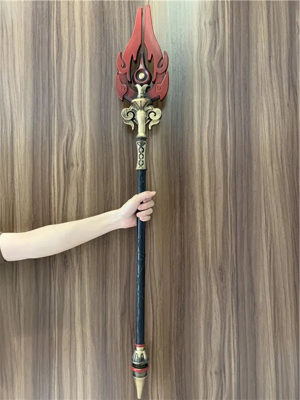 Beelzebul Musou Raiden Shogun Katana Fire Sword 180cm