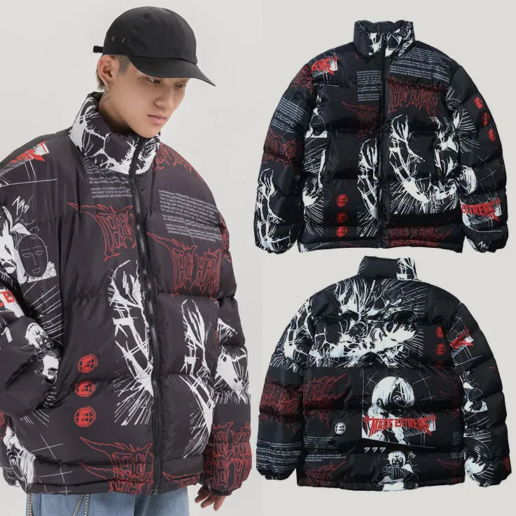 NARUTO NINE TAIL FOX] Bomber jacket Vintage / Single – BIREI JAPAN