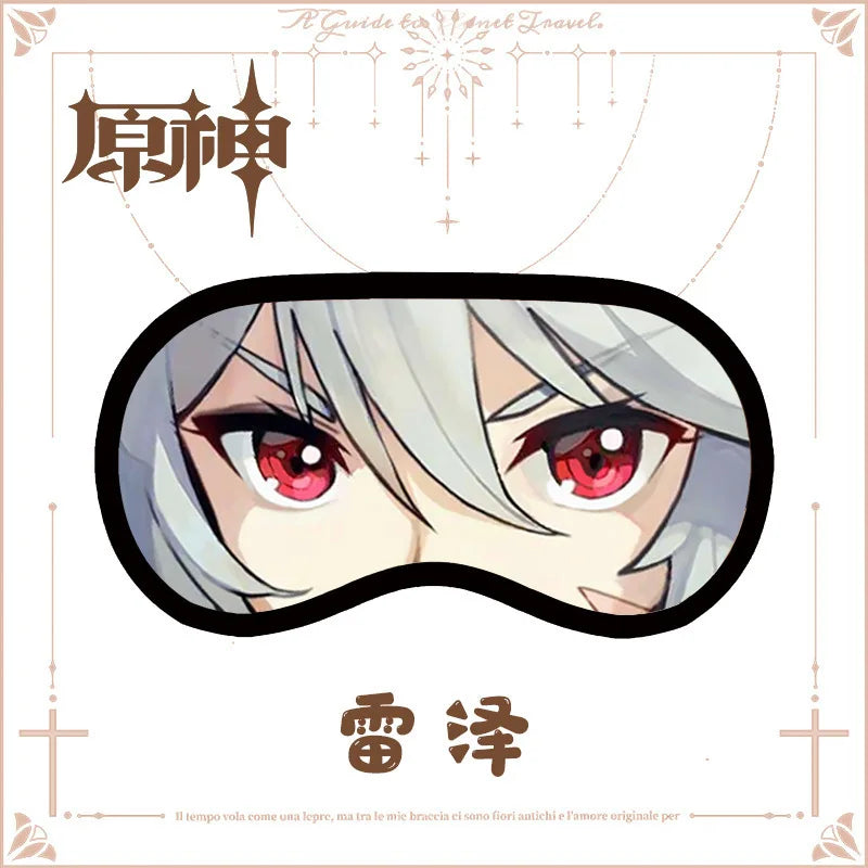 Genshin Impact Sleeping Eye Mask Style 16