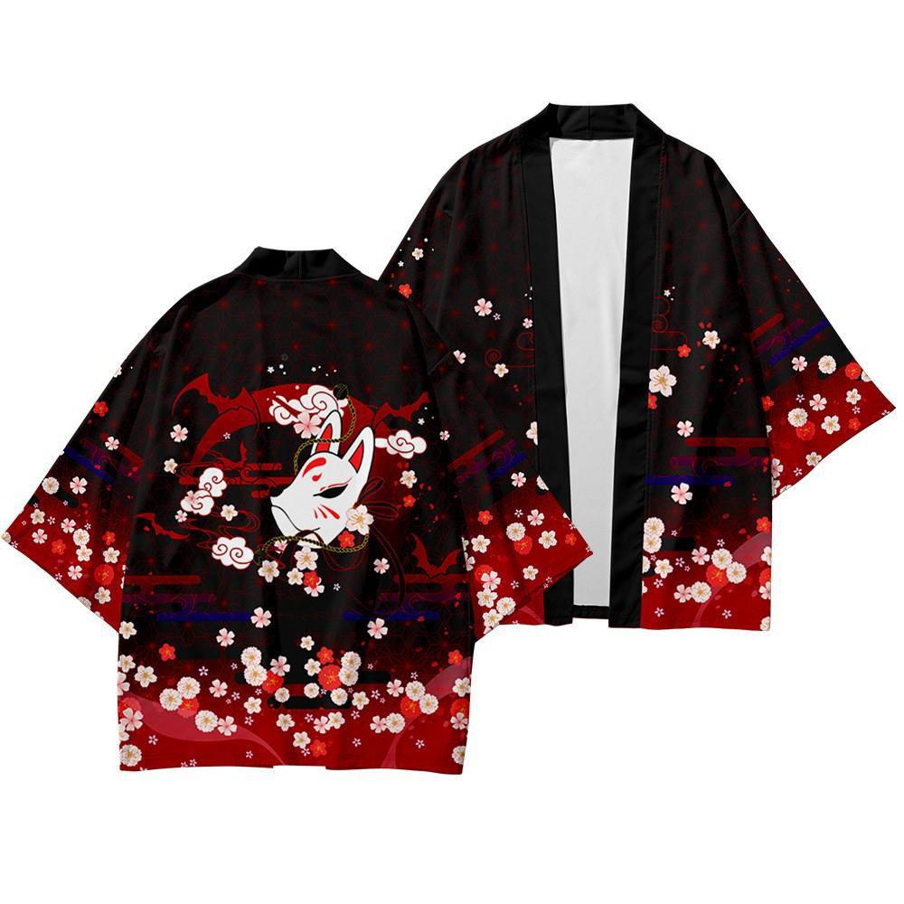 Japanese Style Anime Kimono Set Kimono Cardigan 2