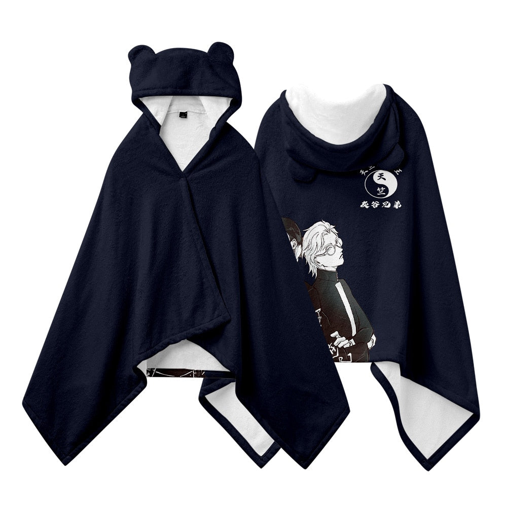 Anime Tokyo Revengers Wearable Blanket Hoodie Style 16 M(77x151cm)