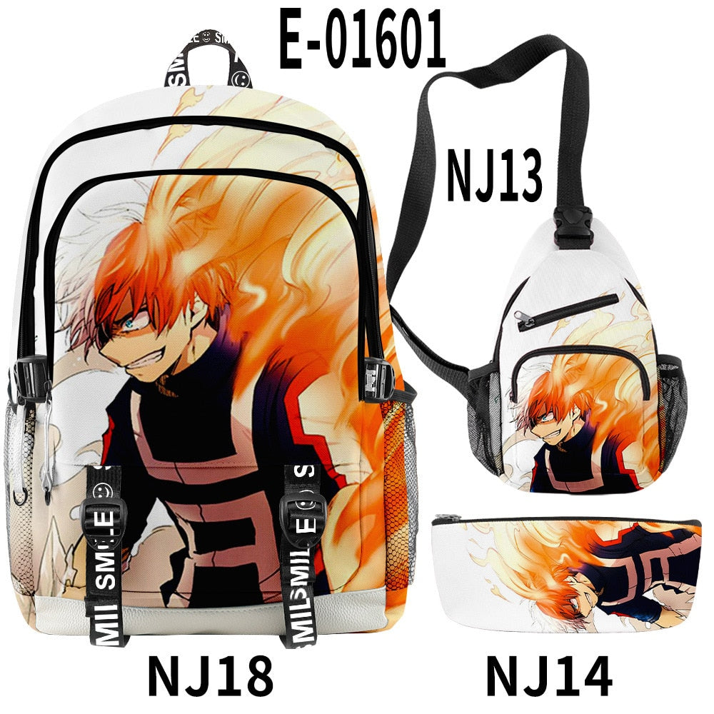 My Hero Academia Backpacks School Bag 3D bag 3