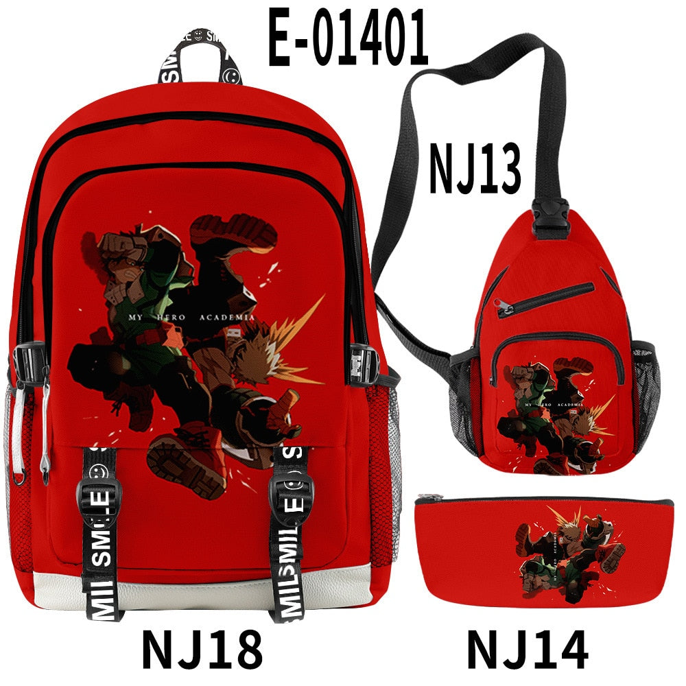 My Hero Academia Backpacks School Bag 3D bag 18