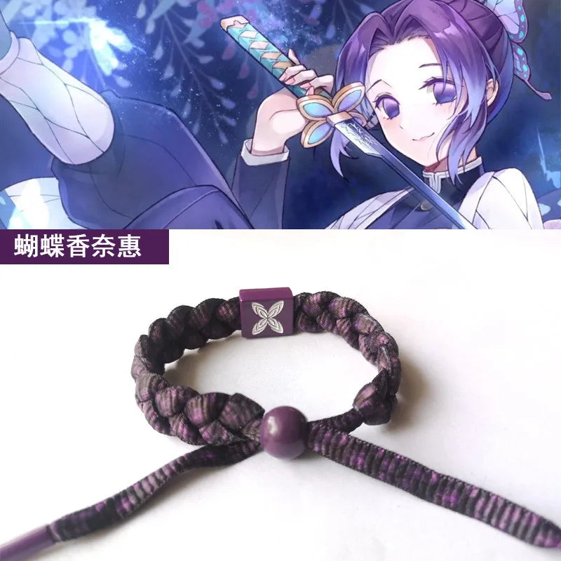 Demon Slayer Hand-Knitted Bracelet Kochou Shinobu