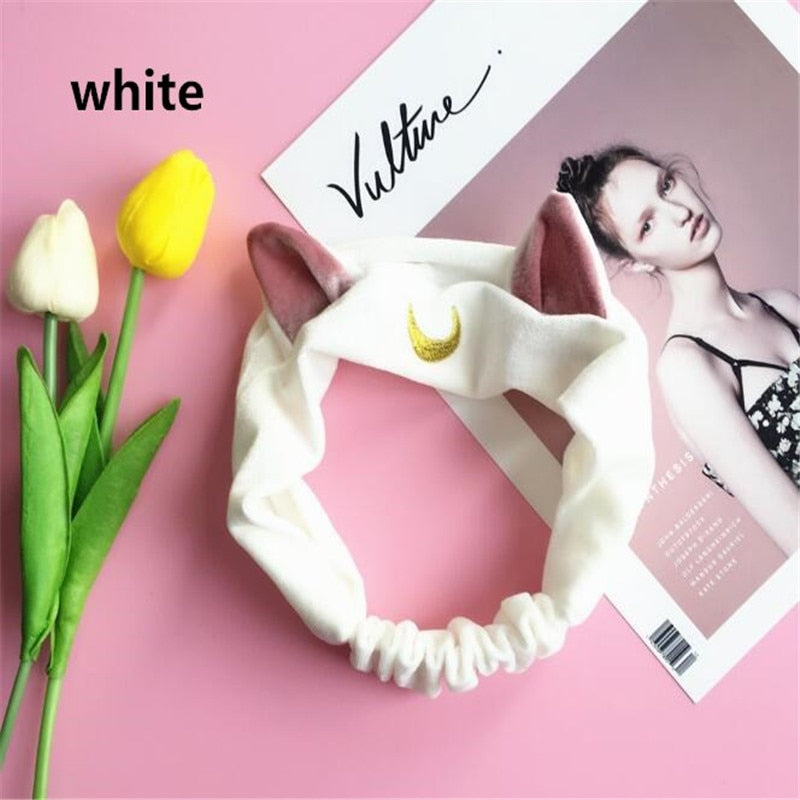 Sailor Moon Luna Cat Ears Hair Band white