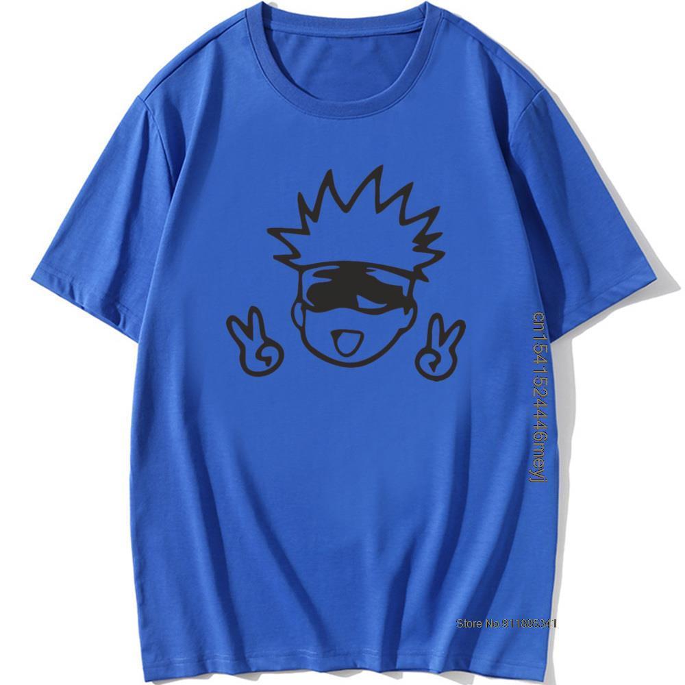 Jujutsu Kaisen Gojo Satoru Print T Shirt Blue