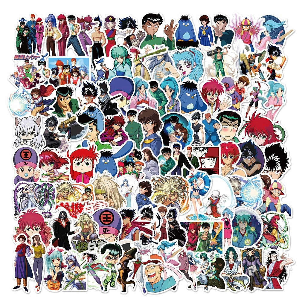 Anime Decal Stickers (100 pcs)