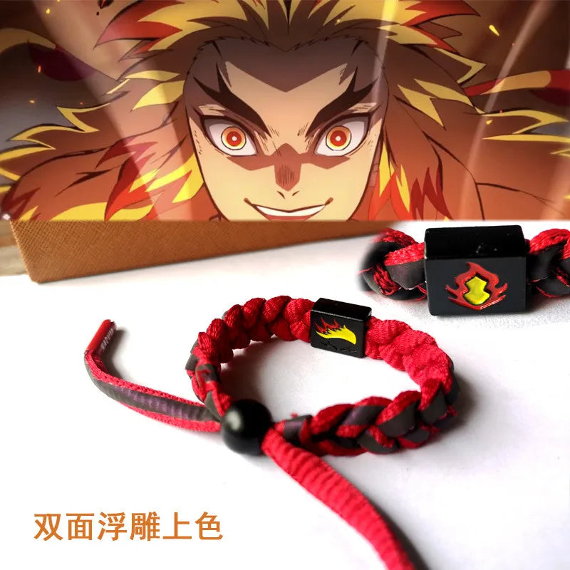 Demon Slayer Hand-Knitted Bracelet Rengoku Kyoujurou 1