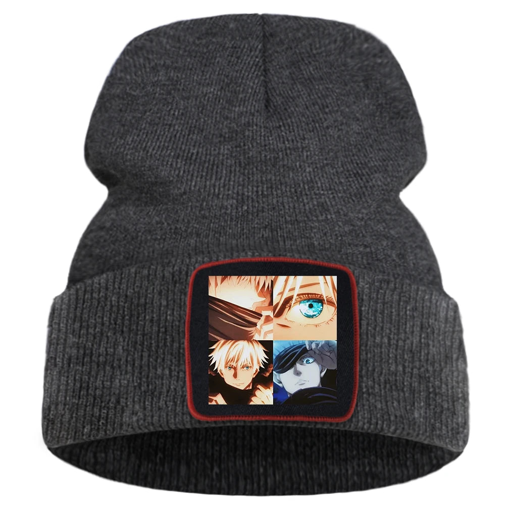Anime One Piece Skull Embroidery Men and Women Beanies, Winter Fun Knit Hat  Black at Amazon Men's Clothing store
