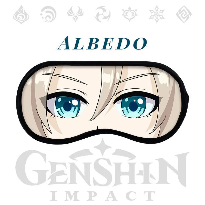 Genshin Impact Sleeping Eye Mask Style 10