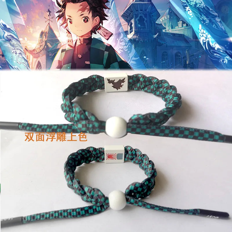 Demon Slayer Hand-Knitted Bracelet Kamado Tanjirou 2