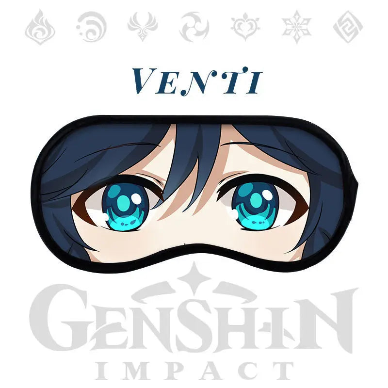 Genshin Impact Sleeping Eye Mask Style 4