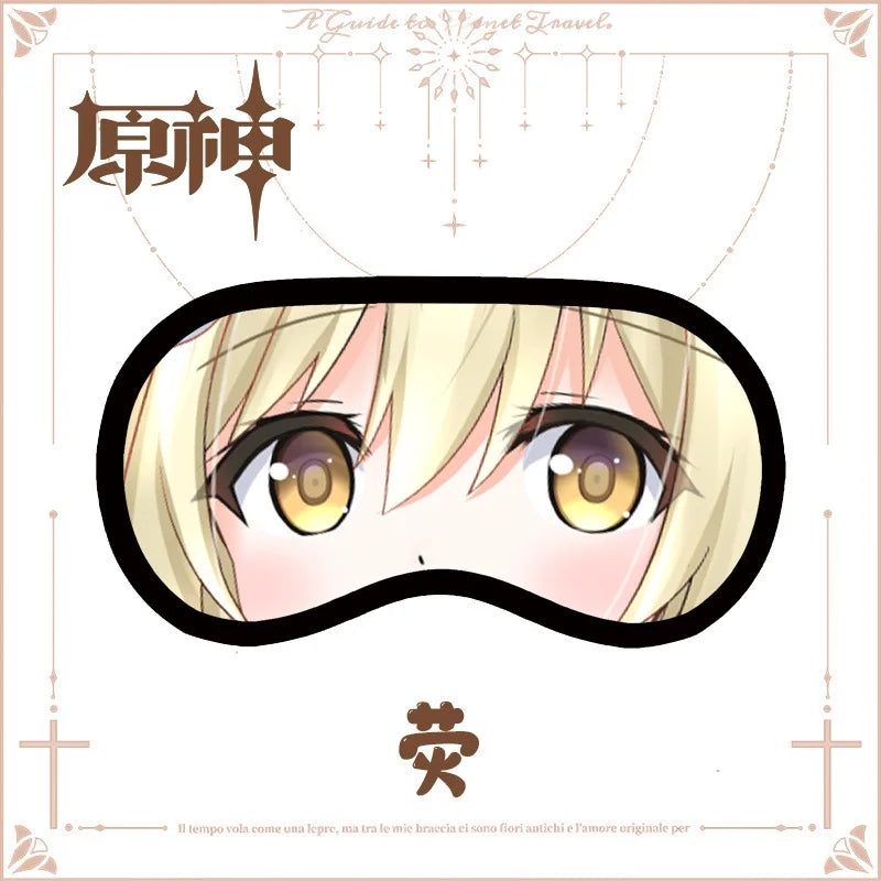 Genshin Impact Sleeping Eye Mask Style 12