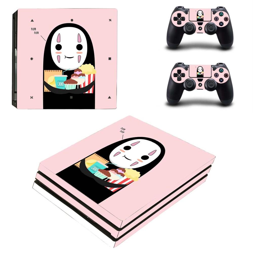 Studio Ghibli Characters PS4 Pro Sticker Protective Cover No face