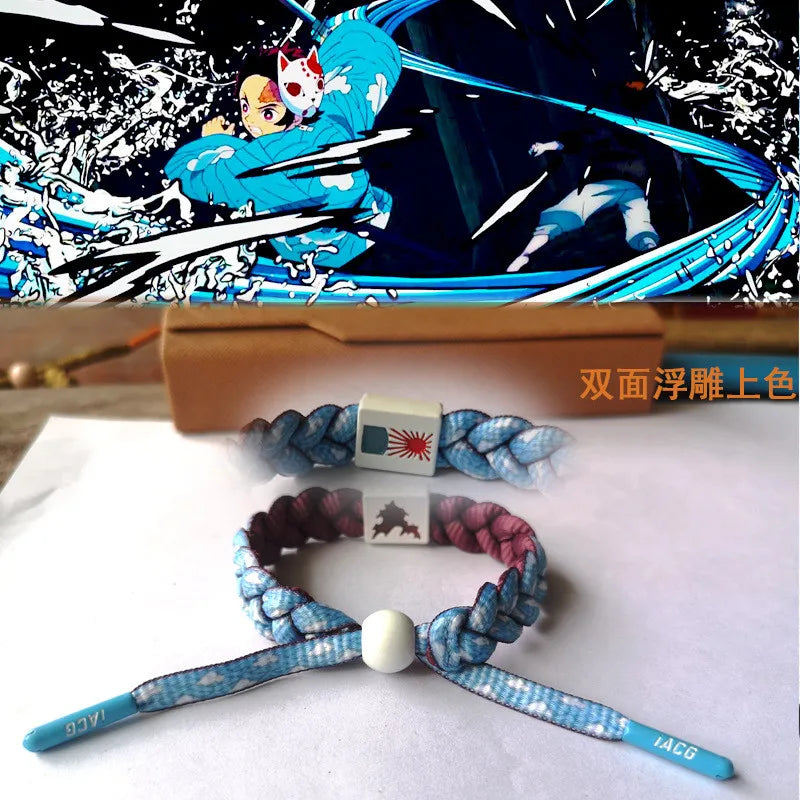 Demon Slayer Hand-Knitted Bracelet Kamado Tanjirou 1