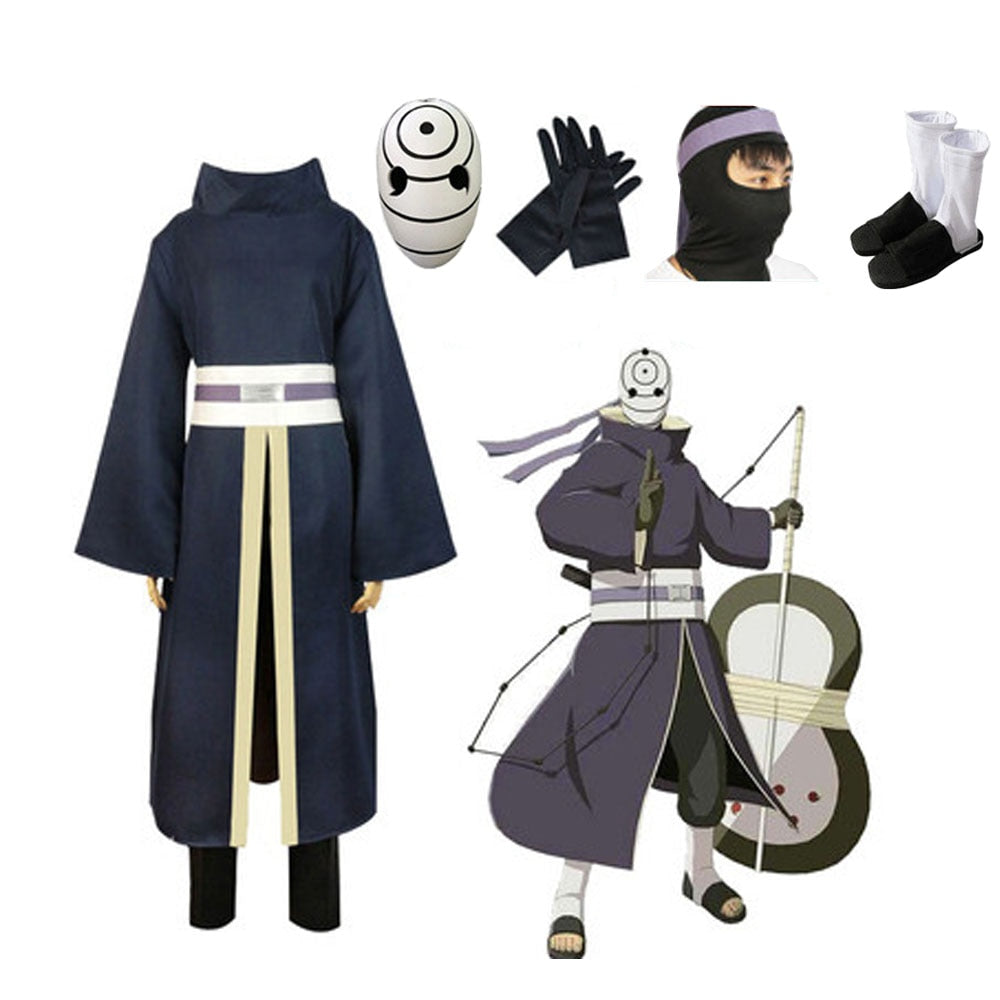 Naruto Characters Cosplay Costume Uchiha Obito