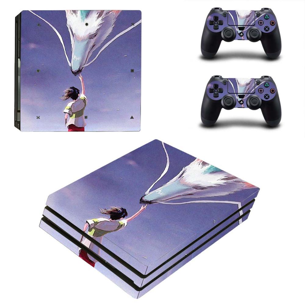 Studio Ghibli Characters PS4 Pro Sticker Protective Cover Spirited Away