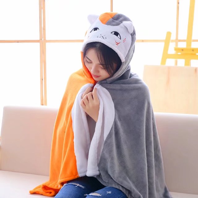 Natsume Reiko Cosplay Blanket Hoodie cloak only