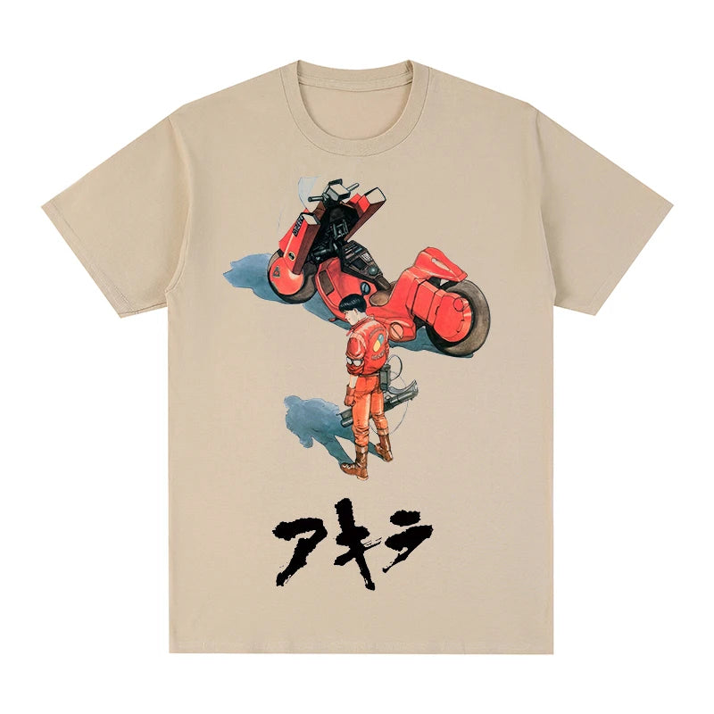 Akira Anime Vintage T-shirt Khaki