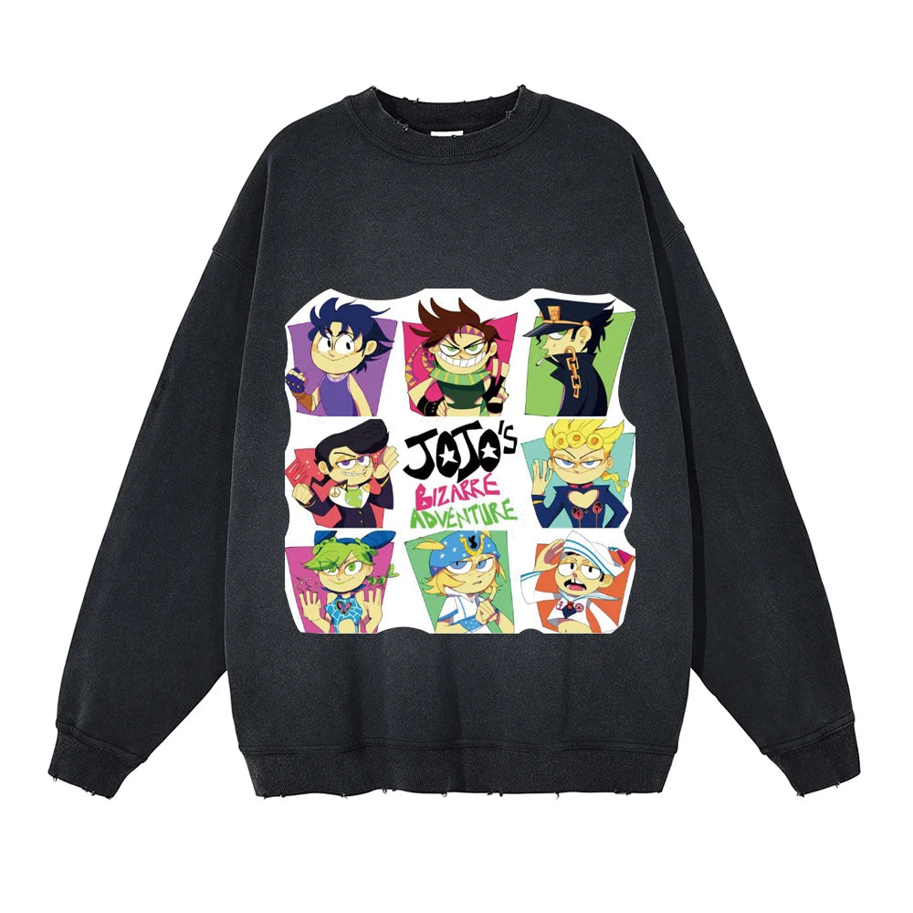 Jojo's Bizarre Adventure Sweatshirt Black8