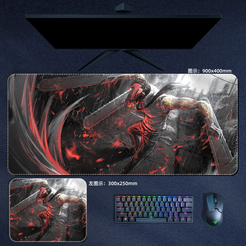 Chainsaw man Anime Large Gaming Mouse Pad